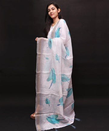 Cotton Linen Dupatta Stole Scarf Fabric Dekho